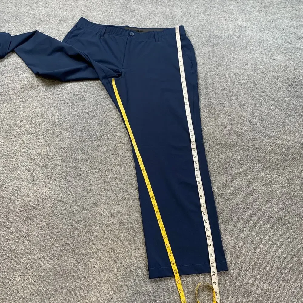 Under Armour Pants Mens 38 Prussian Blue Drive Performance Golf Four Way Stretch